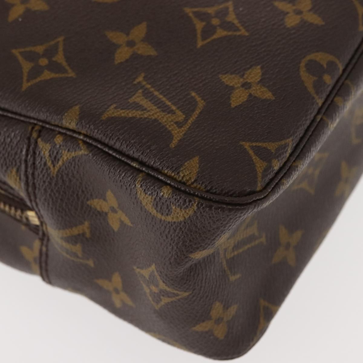 LOUIS VUITTON Monogram Trousse Toilette 28 Clutch Bag M47522 LV Auth 149379