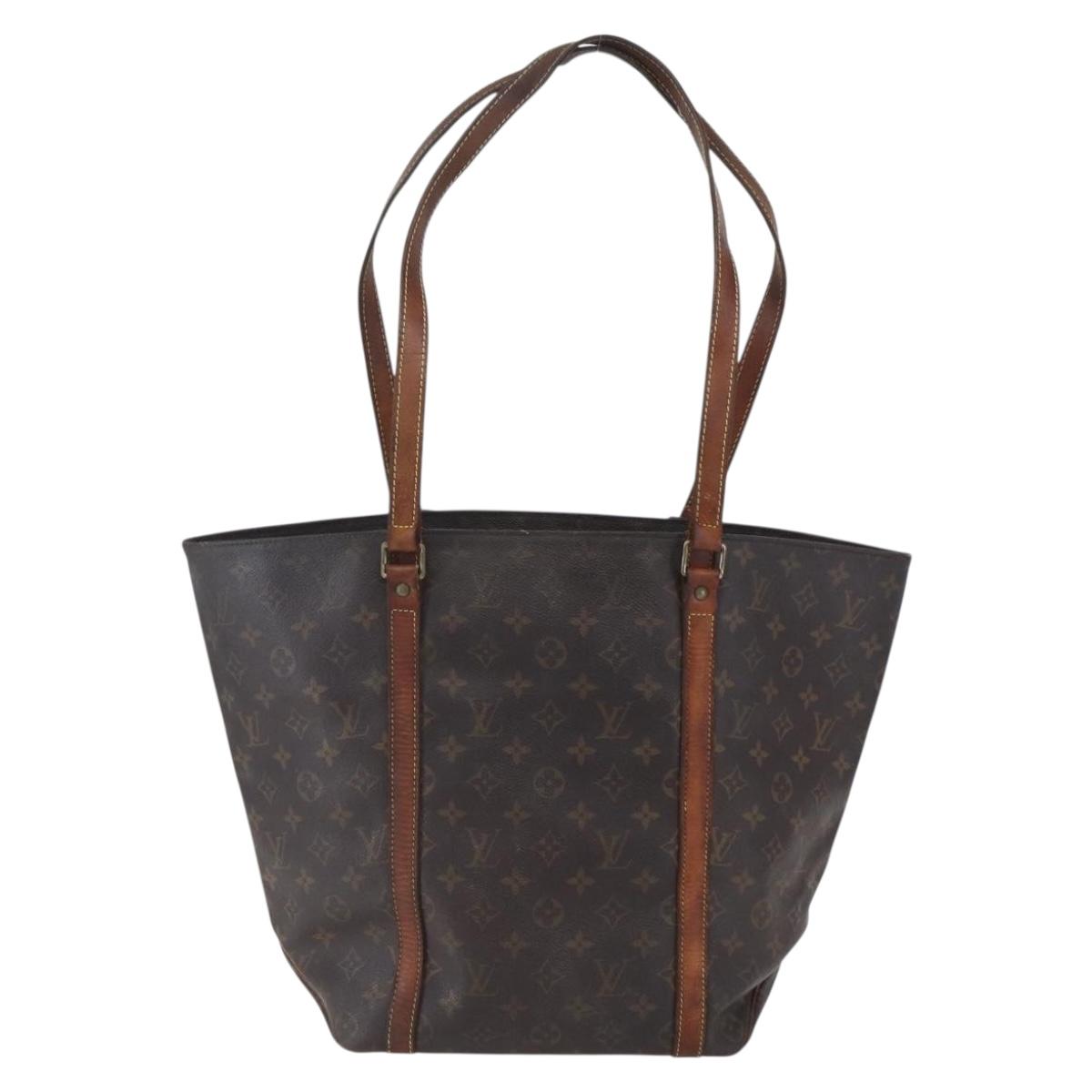 LOUIS VUITTON Monogram Sac Shopping Tote Bag M51108 LV Auth 149387