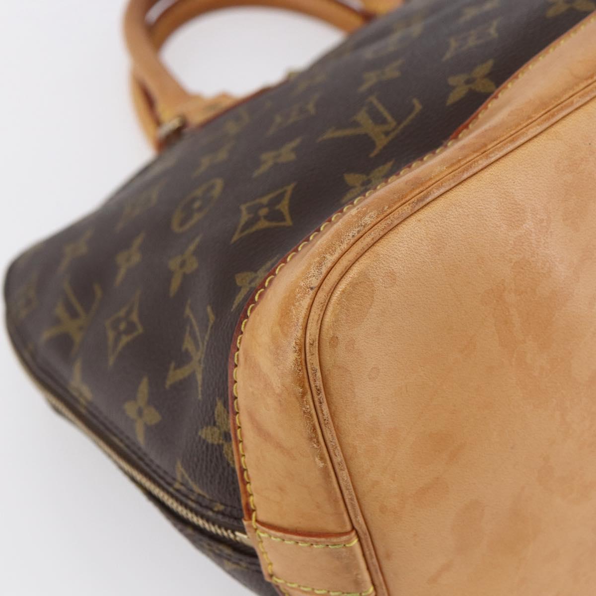 LOUIS VUITTON Monogram Alma Hand Bag M51130 LV Auth 149388