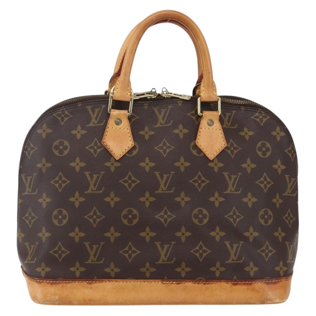 LOUIS VUITTON Monogram Alma Hand Bag M51130 LV Auth 149388