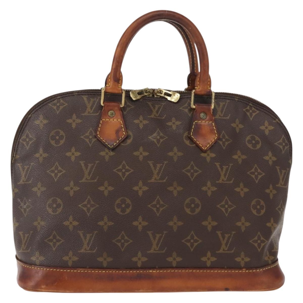 LOUIS VUITTON Monogram Alma Hand Bag M51130 LV Auth 149389