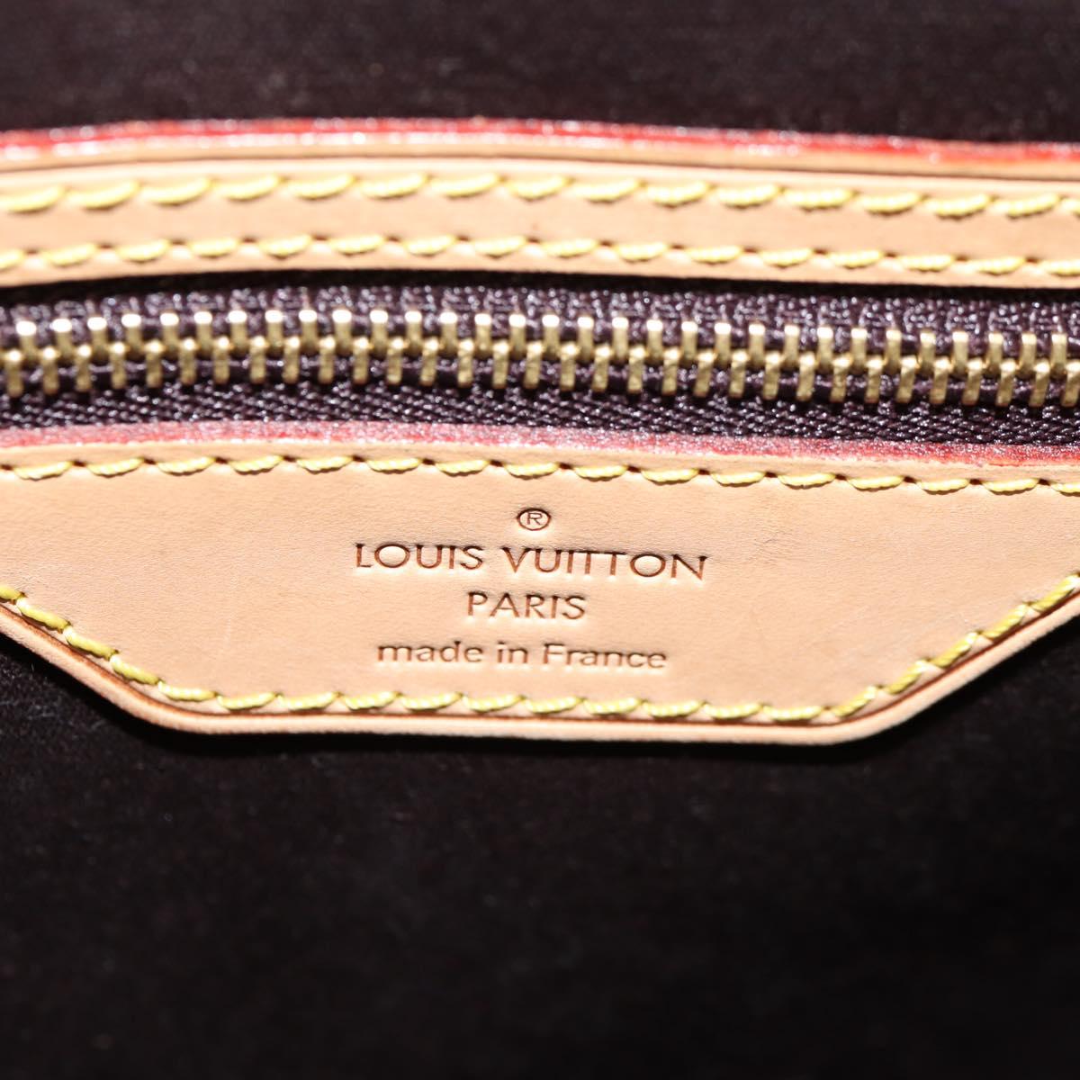 LOUIS VUITTON Vernis Blair MM Hand Bag 2way Amarante M91619 LV Auth 149390V