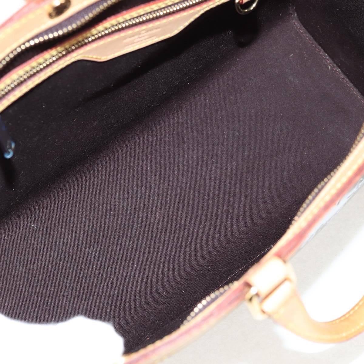 LOUIS VUITTON Vernis Blair MM Hand Bag 2way Amarante M91619 LV Auth 149390V