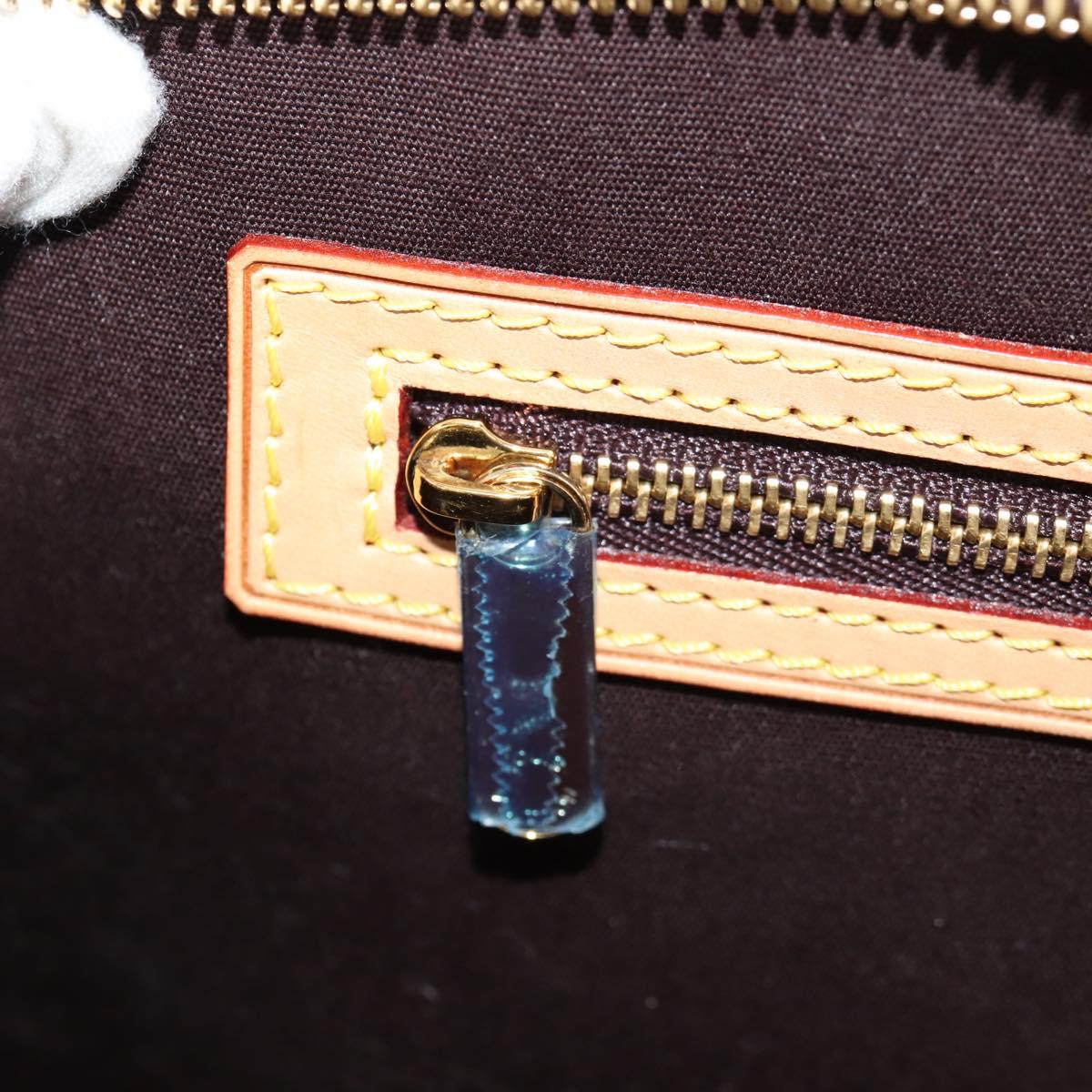 LOUIS VUITTON Vernis Blair MM Hand Bag 2way Amarante M91619 LV Auth 149390V