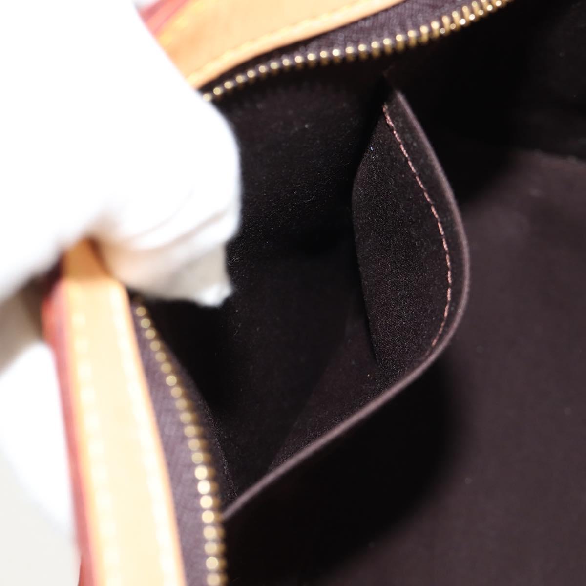 LOUIS VUITTON Vernis Blair MM Hand Bag 2way Amarante M91619 LV Auth 149390V