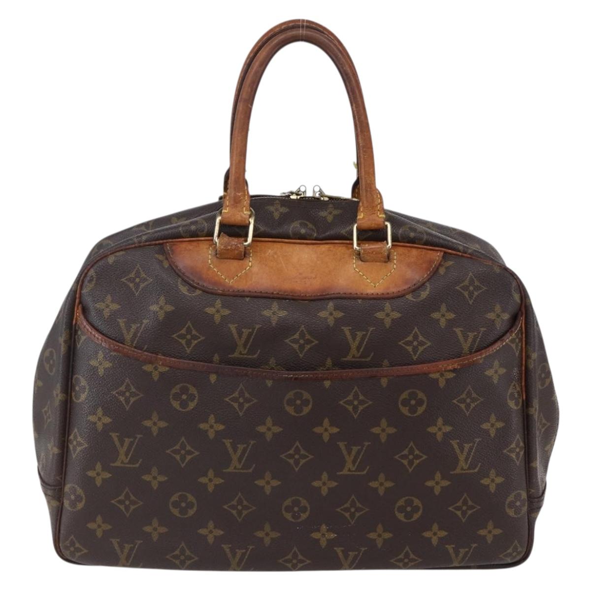 LOUIS VUITTON Monogram Deauville Hand Bag M47270 LV Auth 149395