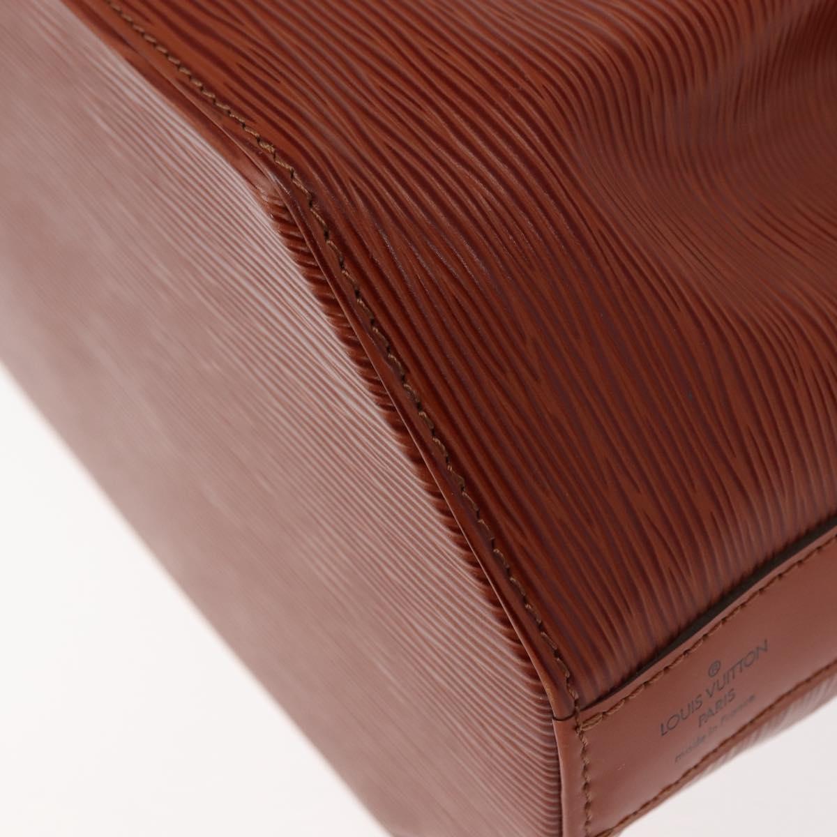 LOUIS VUITTON Epi Sac Depaule GM Shoulder Bag Brown M80193 LV Auth 149397