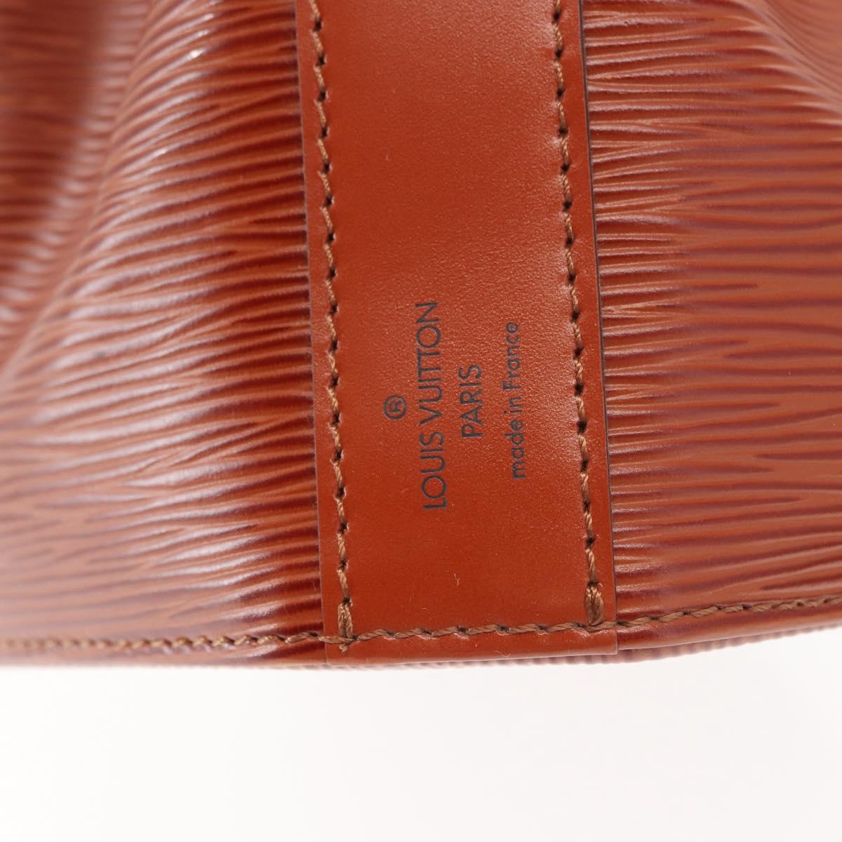 LOUIS VUITTON Epi Sac Depaule GM Shoulder Bag Brown M80193 LV Auth 149397