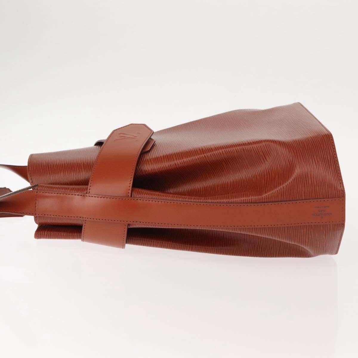 LOUIS VUITTON Epi Sac Depaule GM Shoulder Bag Brown M80193 LV Auth 149397