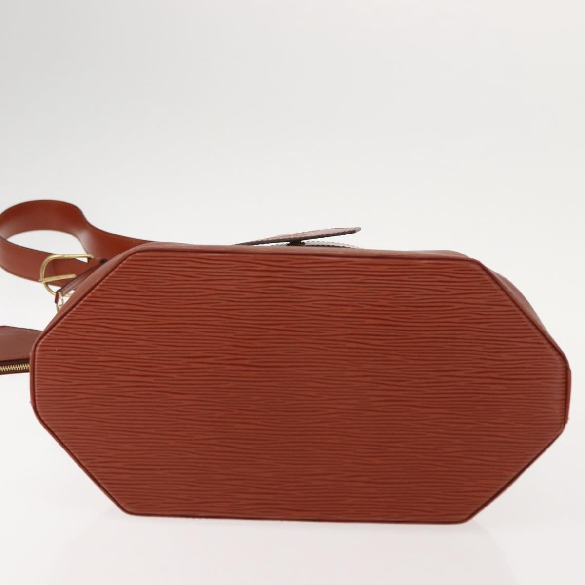 LOUIS VUITTON Epi Sac Depaule GM Shoulder Bag Brown M80193 LV Auth 149397