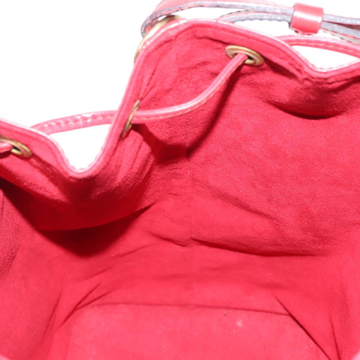 LOUIS VUITTON Epi Noe Shoulder Bag Red M44007 LV Auth 149398