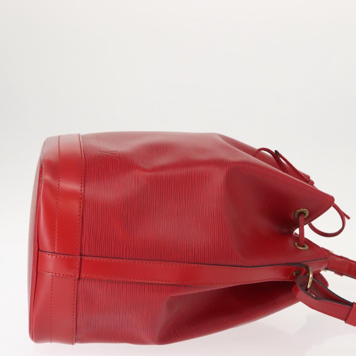 LOUIS VUITTON Epi Noe Shoulder Bag Red M44007 LV Auth 149398