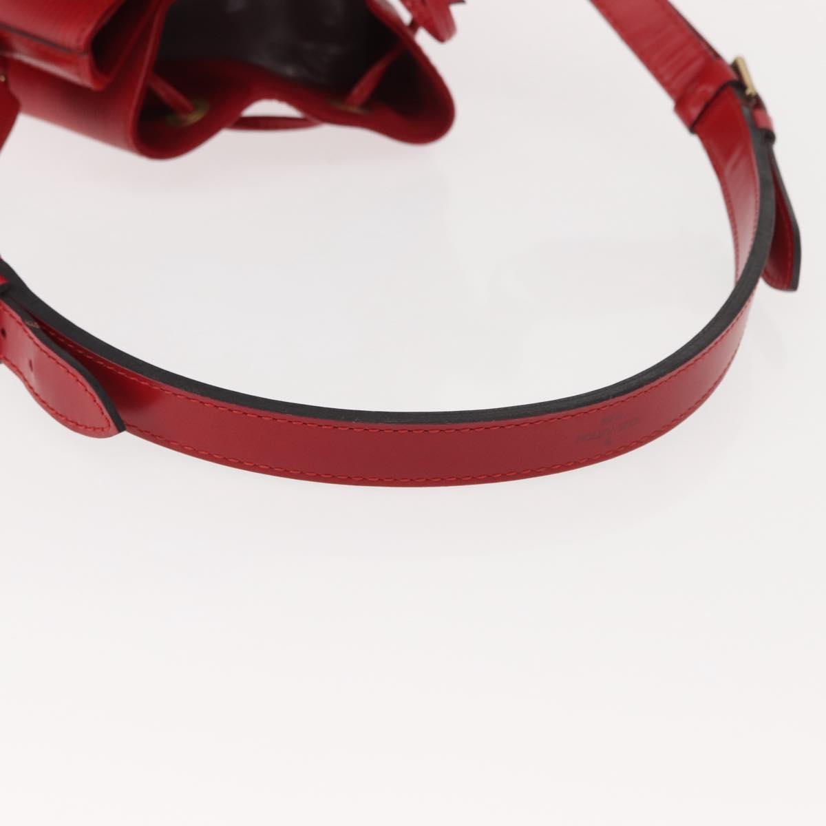 LOUIS VUITTON Epi Noe Shoulder Bag Red M44007 LV Auth 149398