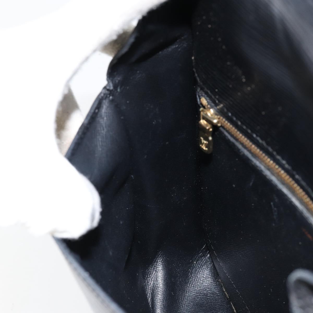 LOUIS VUITTON Epi Saint Cloud GM Shoulder Bag Black Noir M52192 LV Auth 149399