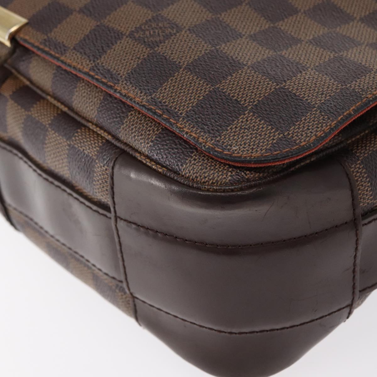 LOUIS VUITTON Damier Ebene Bastille Shoulder Bag N45258 LV Auth 149404