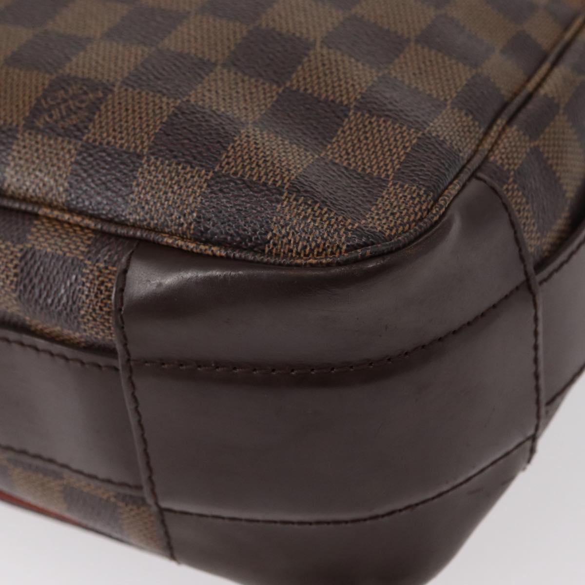 LOUIS VUITTON Damier Ebene Bastille Shoulder Bag N45258 LV Auth 149404