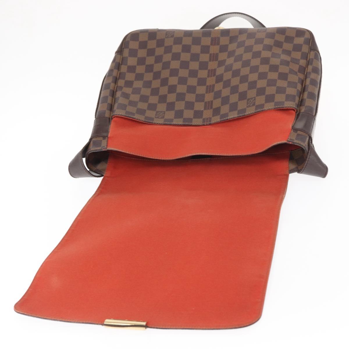 LOUIS VUITTON Damier Ebene Bastille Shoulder Bag N45258 LV Auth 149404