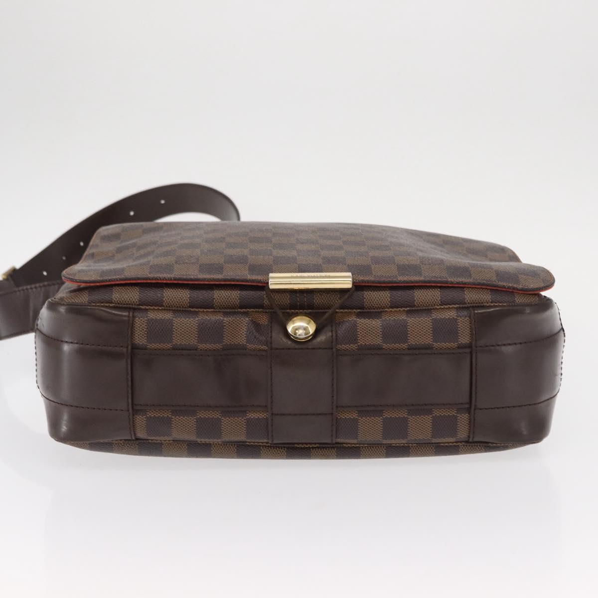 LOUIS VUITTON Damier Ebene Bastille Shoulder Bag N45258 LV Auth 149404