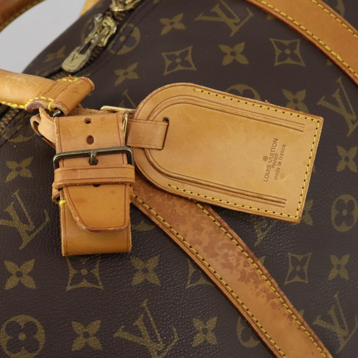 LOUIS VUITTON Monogram Keepall Bandouliere 50 Boston Bag M41416 LV Auth 149406
