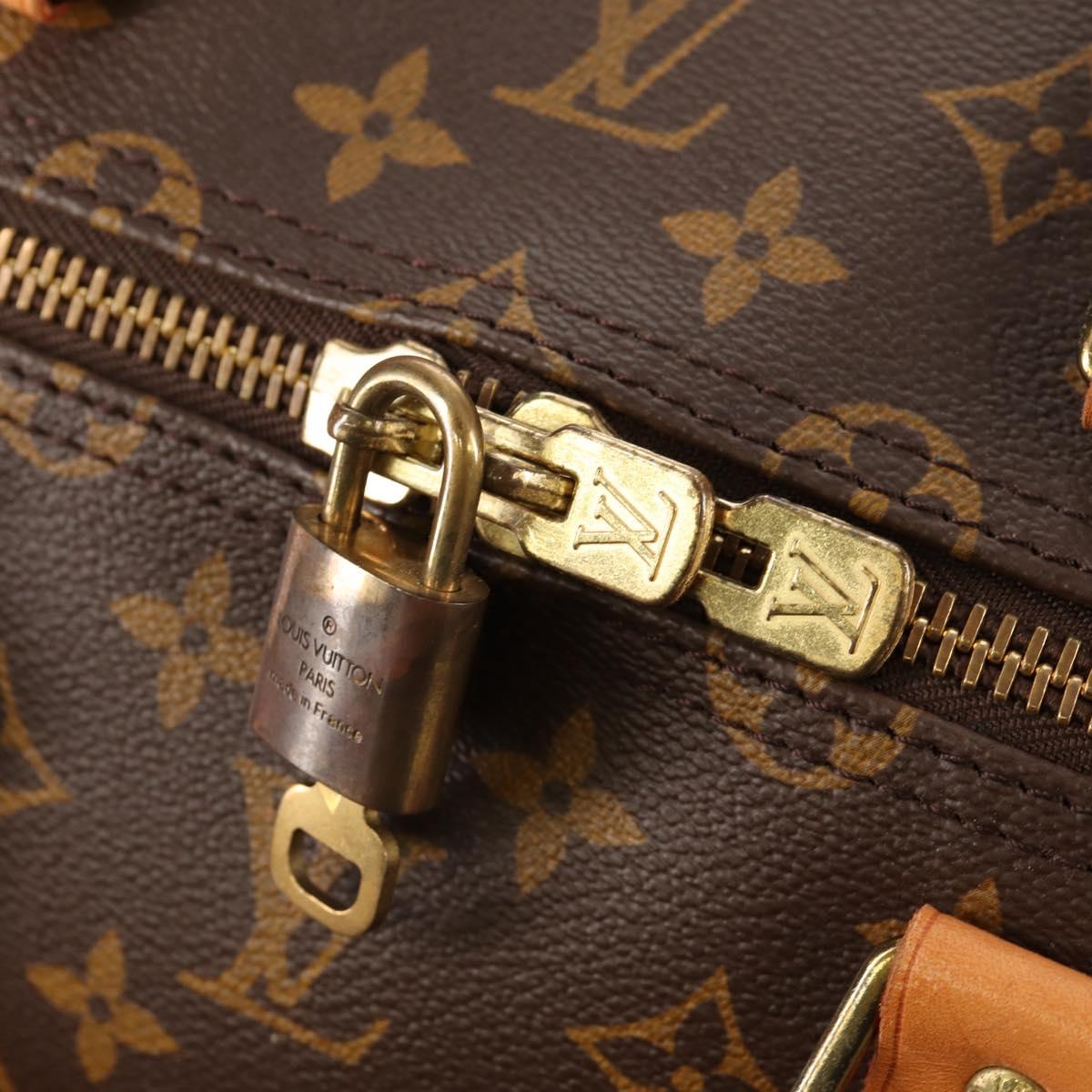LOUIS VUITTON Monogram Keepall 55 Boston Bag M41424 LV Auth 149408AV
