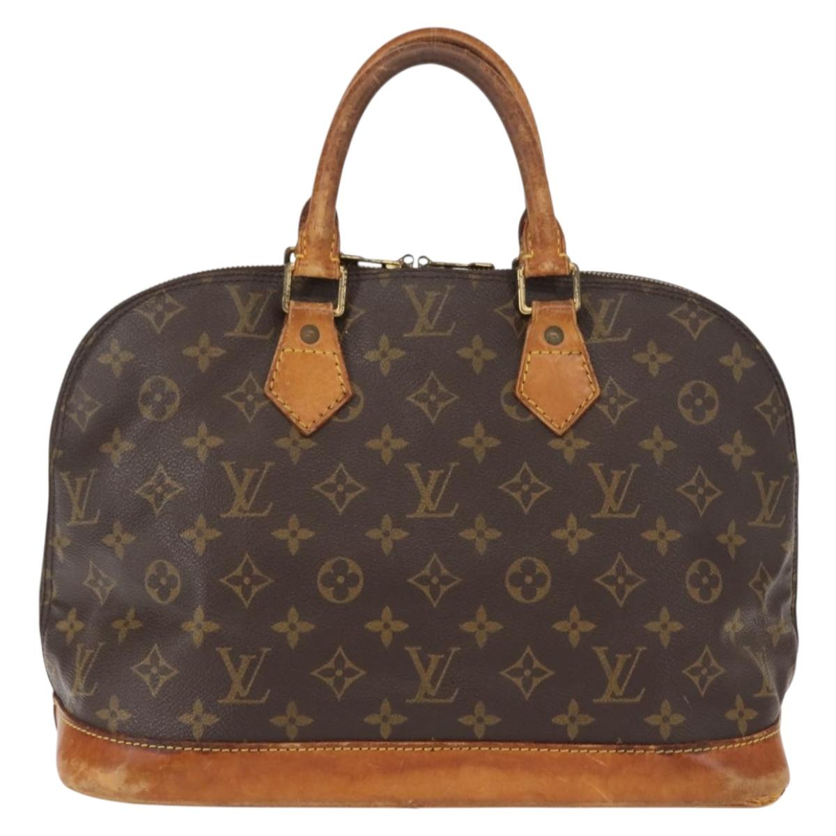 LOUIS VUITTON Monogram Alma Hand Bag M51130 LV Auth 149414