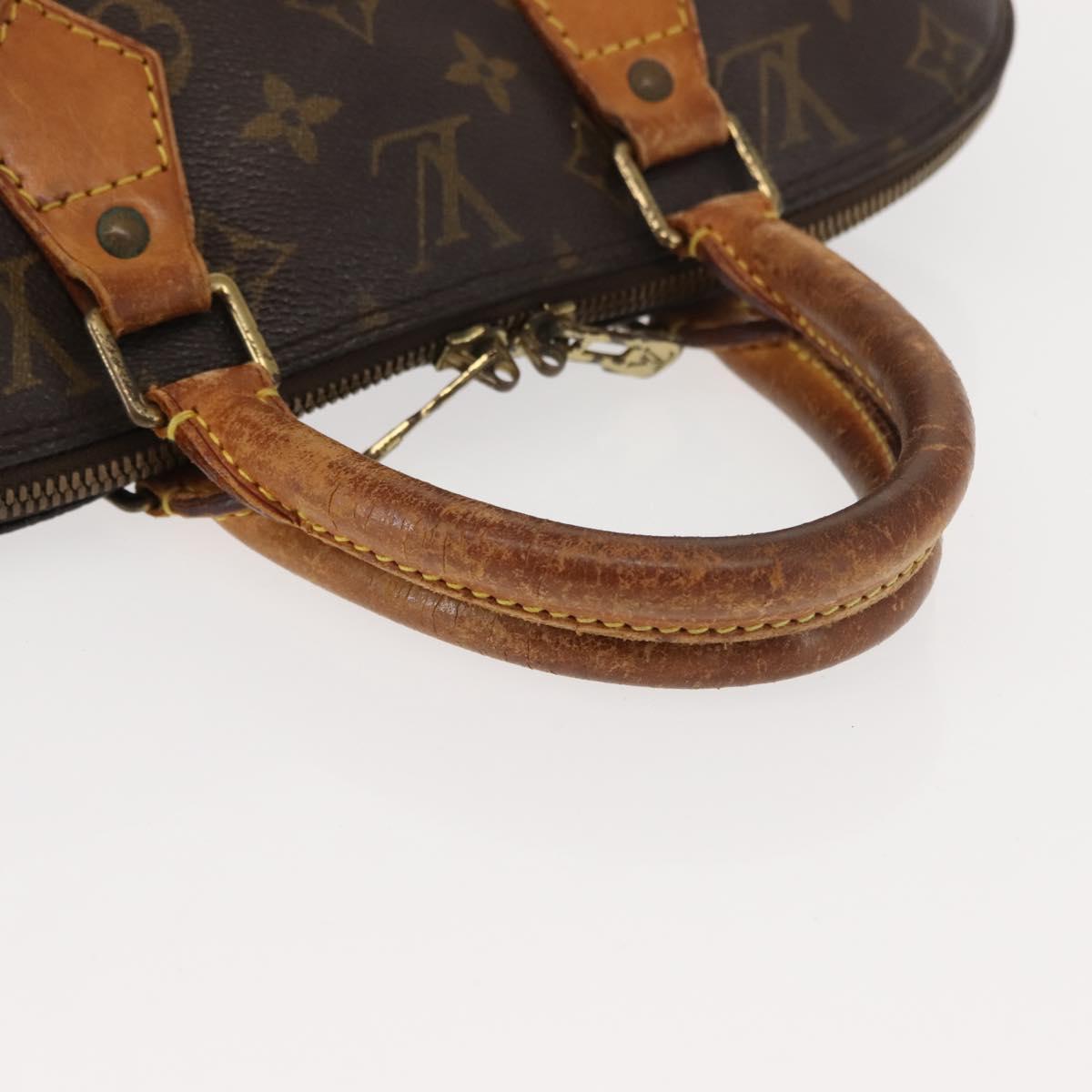 LOUIS VUITTON Monogram Alma Hand Bag M51130 LV Auth 149414