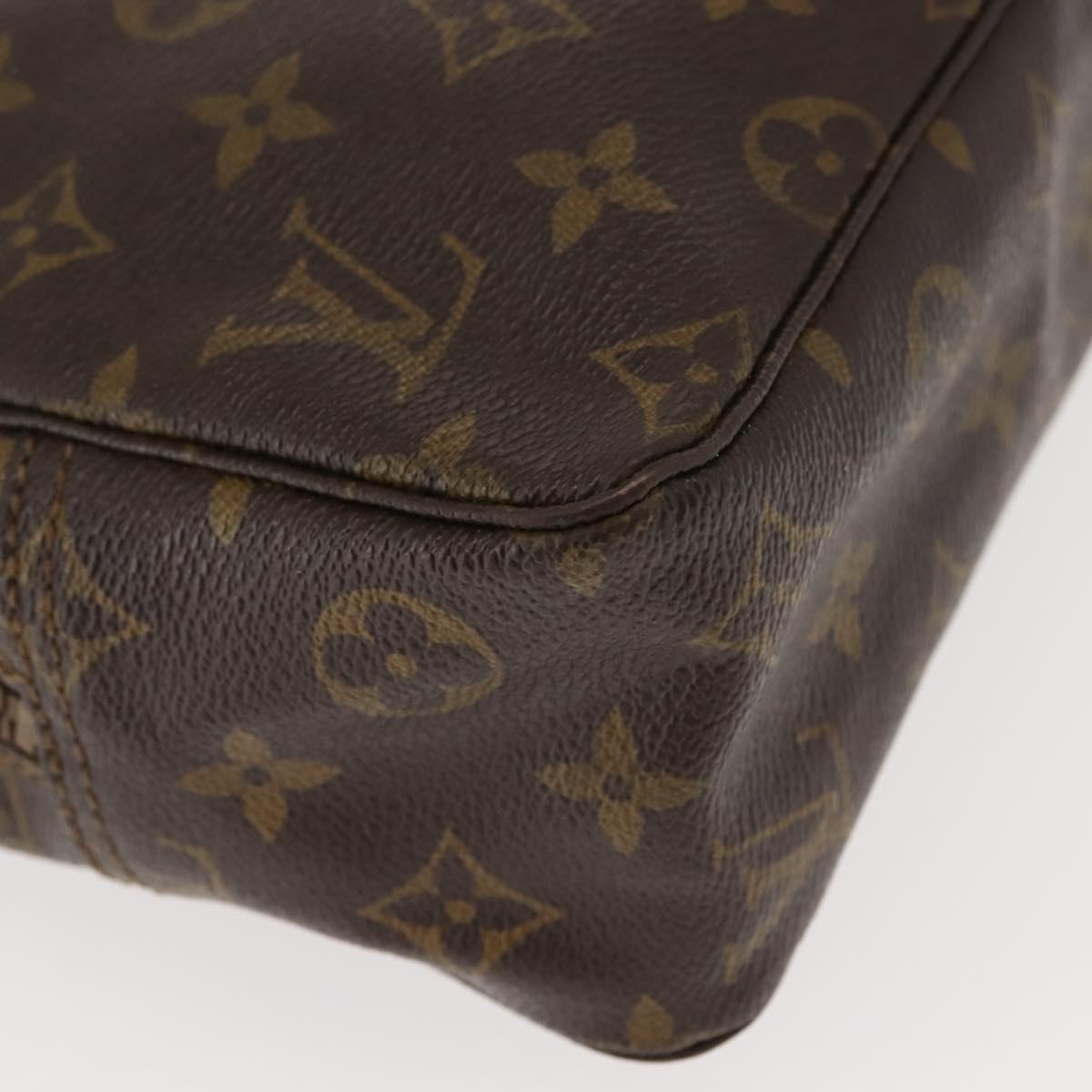 LOUIS VUITTON Monogram Trousse Toilette 28 Clutch Bag M47522 LV Auth 149415
