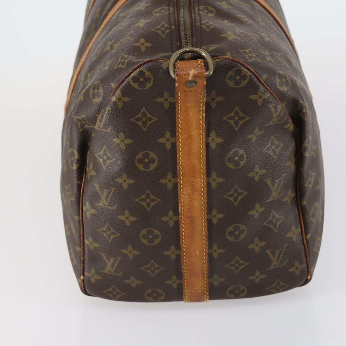 LOUIS VUITTON Monogram Keepall Bandouliere 50 Boston Bag M41416 LV Auth 149416