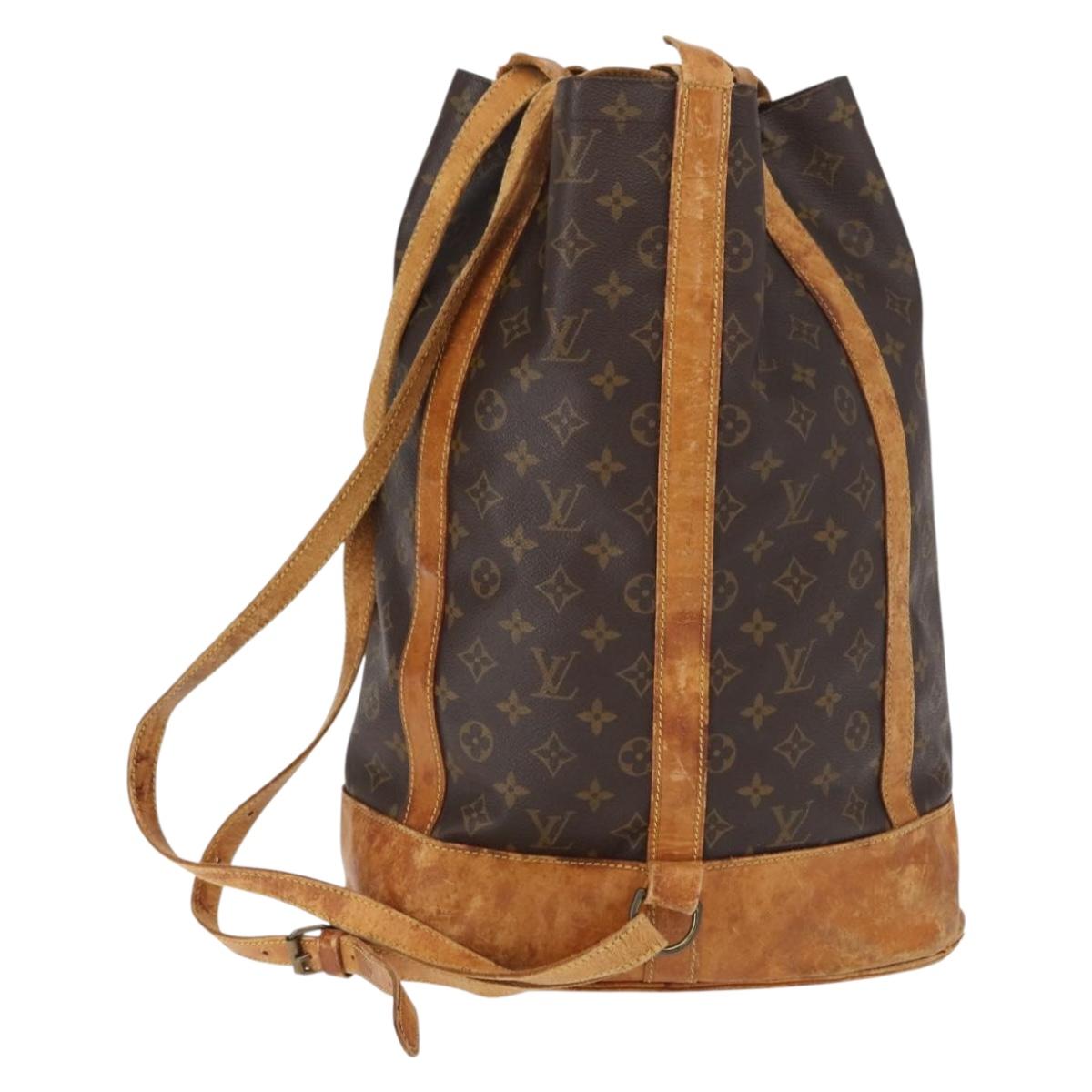 LOUIS VUITTON Monogram Randonnee GM Shoulder Bag M42244 LV Auth 149418