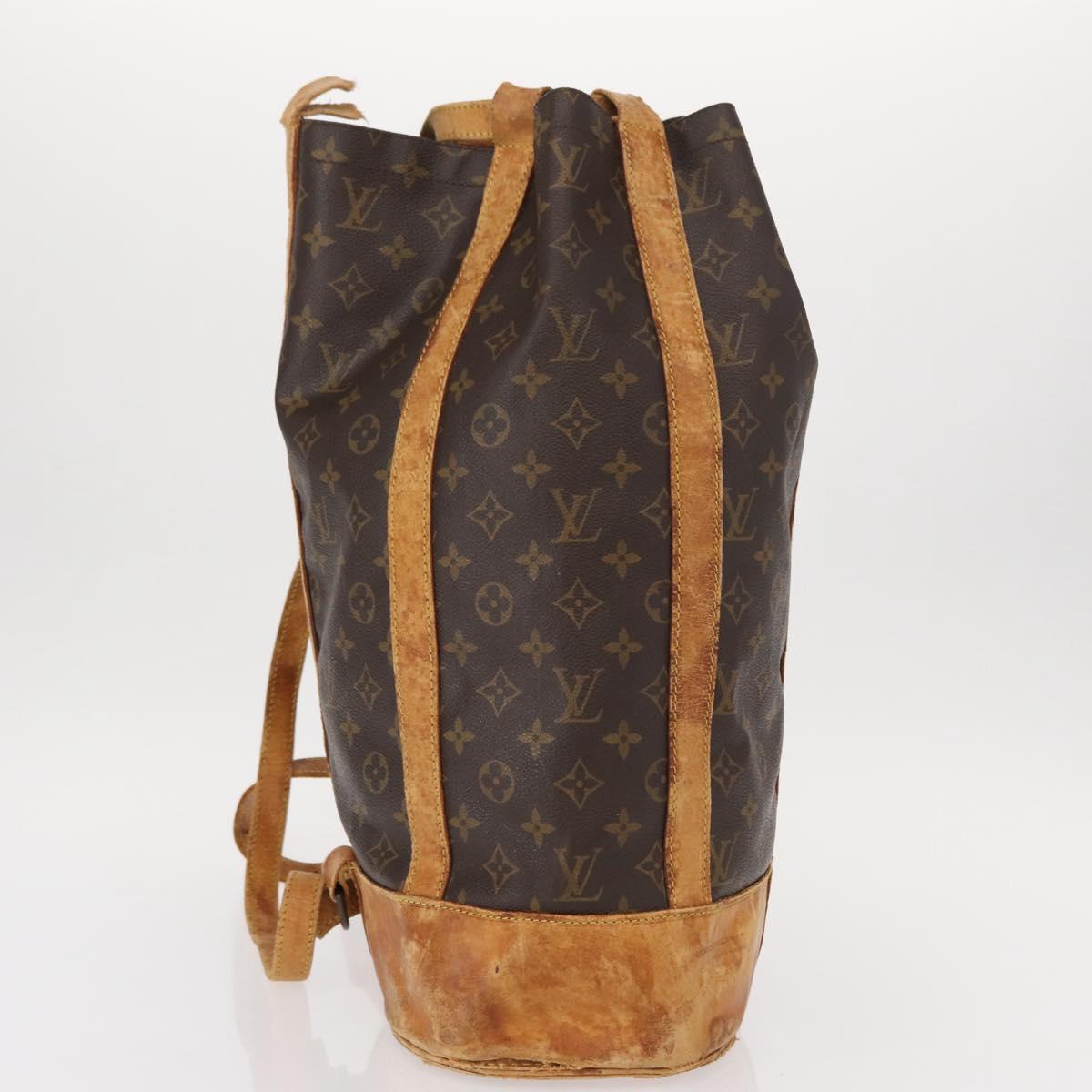 LOUIS VUITTON Monogram Randonnee GM Shoulder Bag M42244 LV Auth 149418
