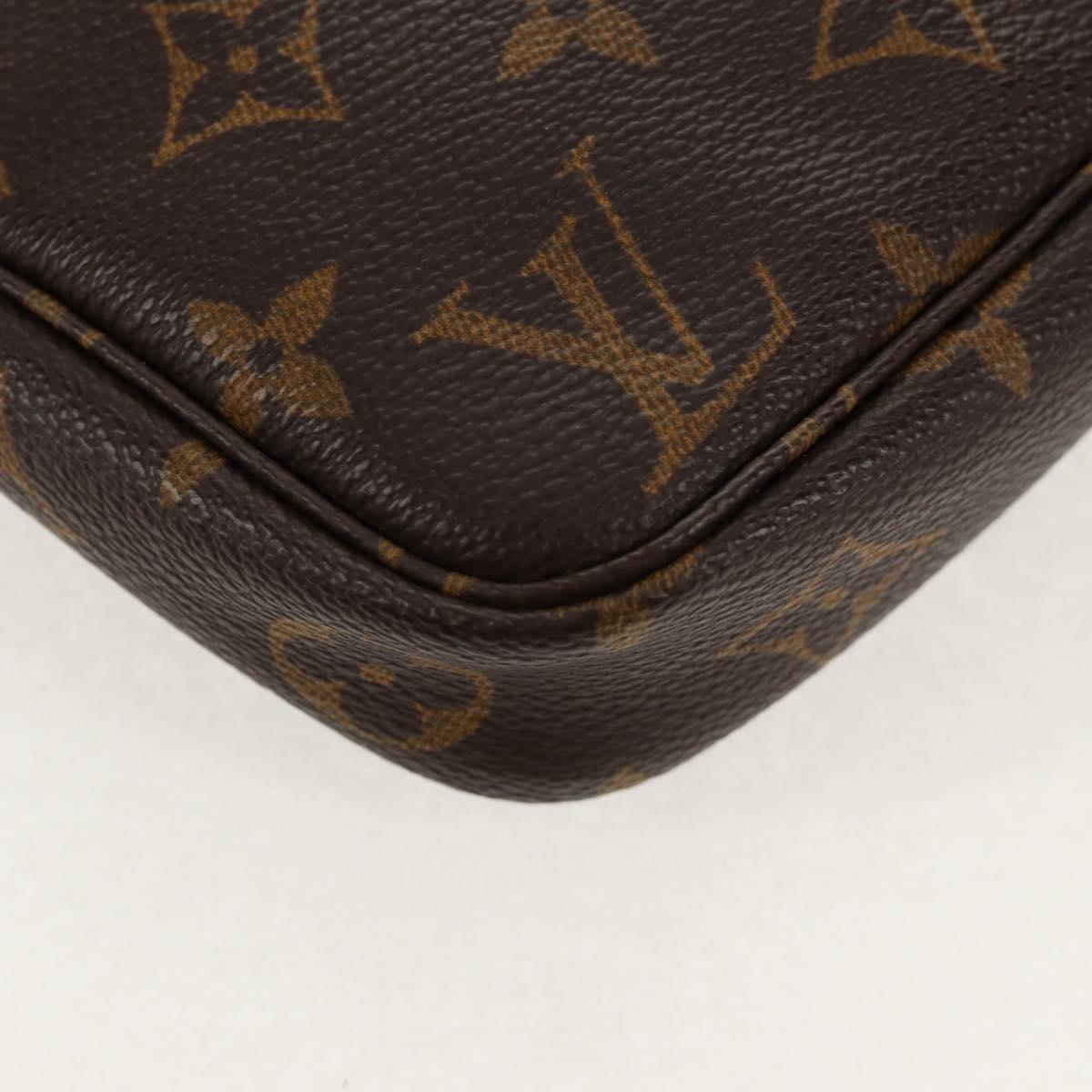 LOUIS VUITTON Monogram Pochette Accessoires Pouch M51980 LV Auth 149427V