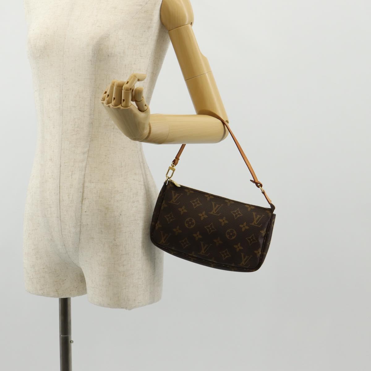 LOUIS VUITTON Monogram Pochette Accessoires Pouch M51980 LV Auth 149427V