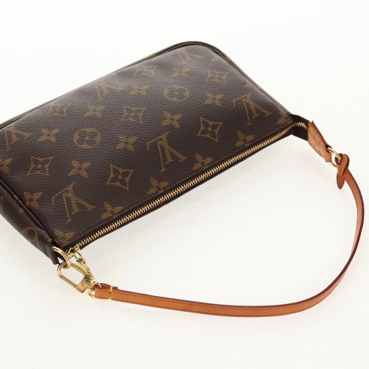 LOUIS VUITTON Monogram Pochette Accessoires Pouch M51980 LV Auth 149427V