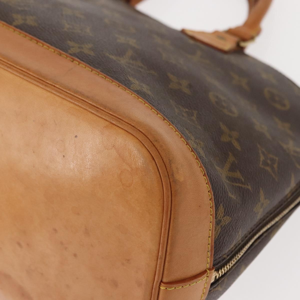 LOUIS VUITTON Monogram Alma Hand Bag M51130 LV Auth 149428