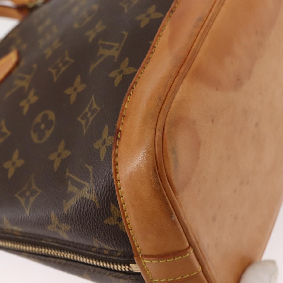 LOUIS VUITTON Monogram Alma Hand Bag M51130 LV Auth 149428