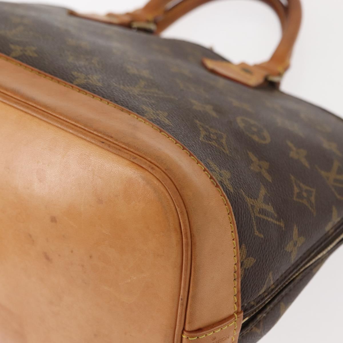 LOUIS VUITTON Monogram Alma Hand Bag M51130 LV Auth 149428