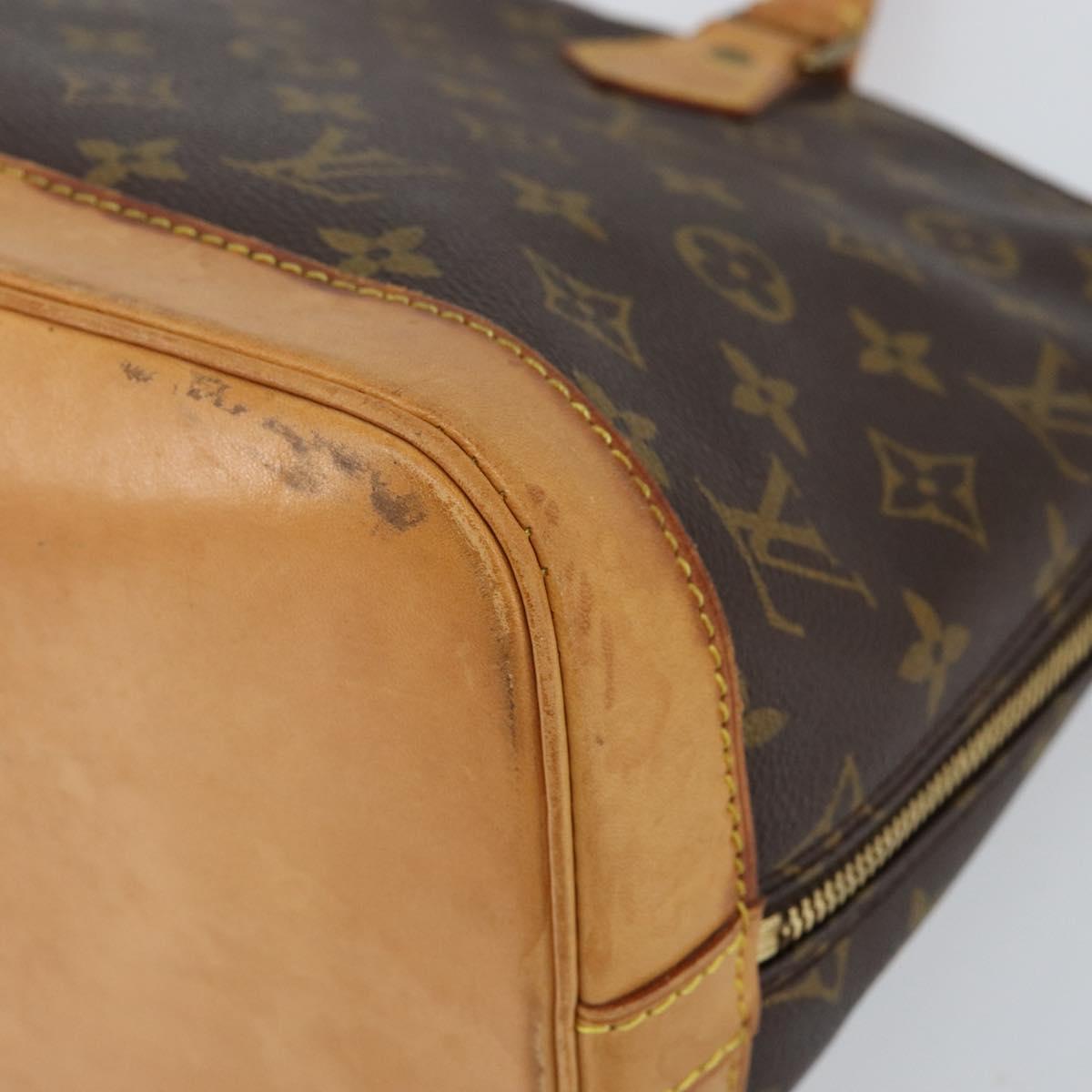 LOUIS VUITTON Monogram Alma Hand Bag M51130 LV Auth 149430