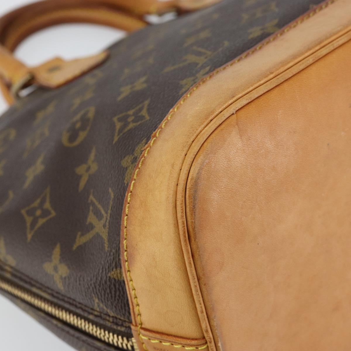 LOUIS VUITTON Monogram Alma Hand Bag M51130 LV Auth 149430