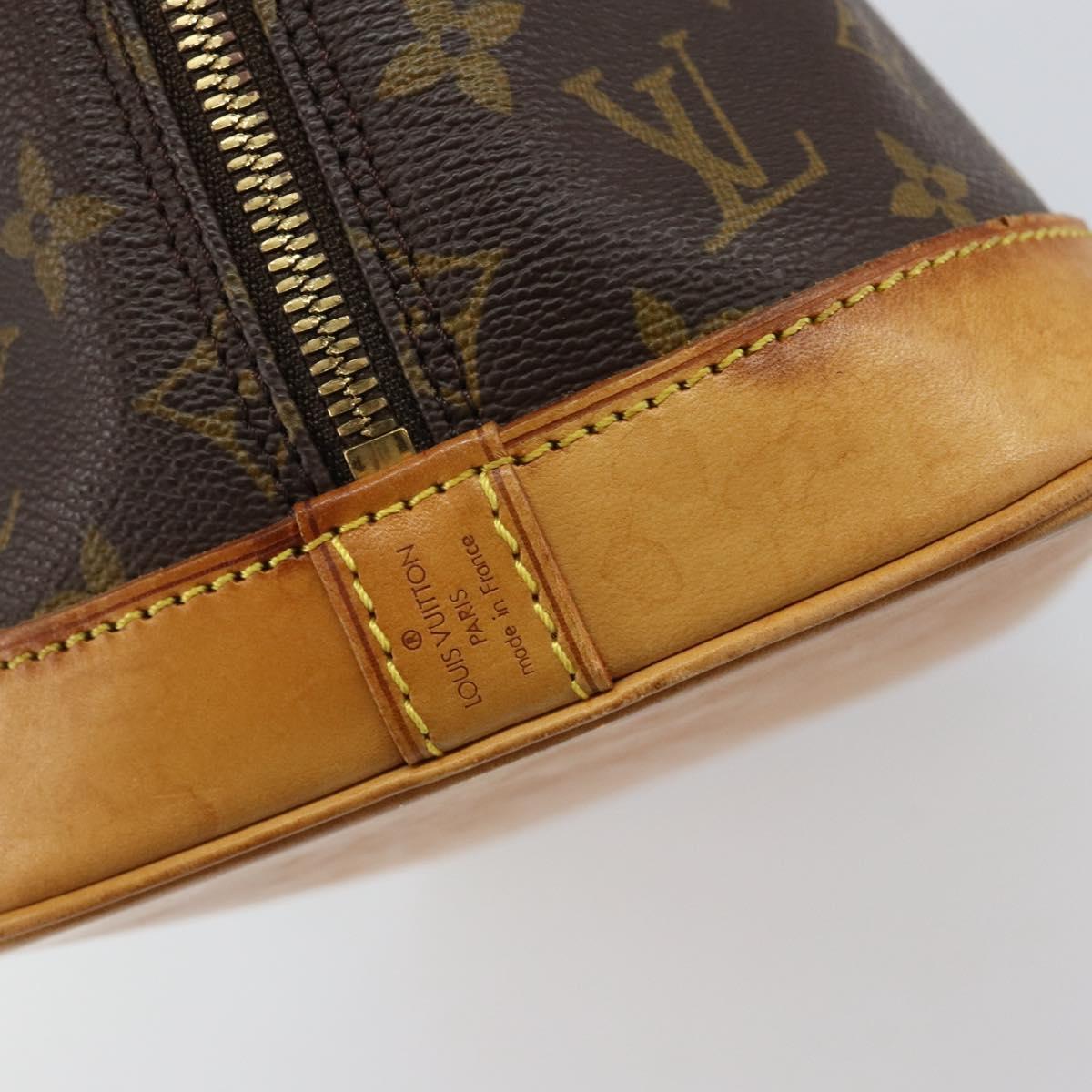 LOUIS VUITTON Monogram Alma Hand Bag M51130 LV Auth 149430