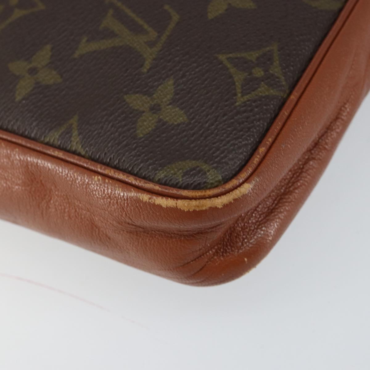 LOUIS VUITTON Monogram Pochette Sports Clutch Bag N0.183 LV Auth 149431