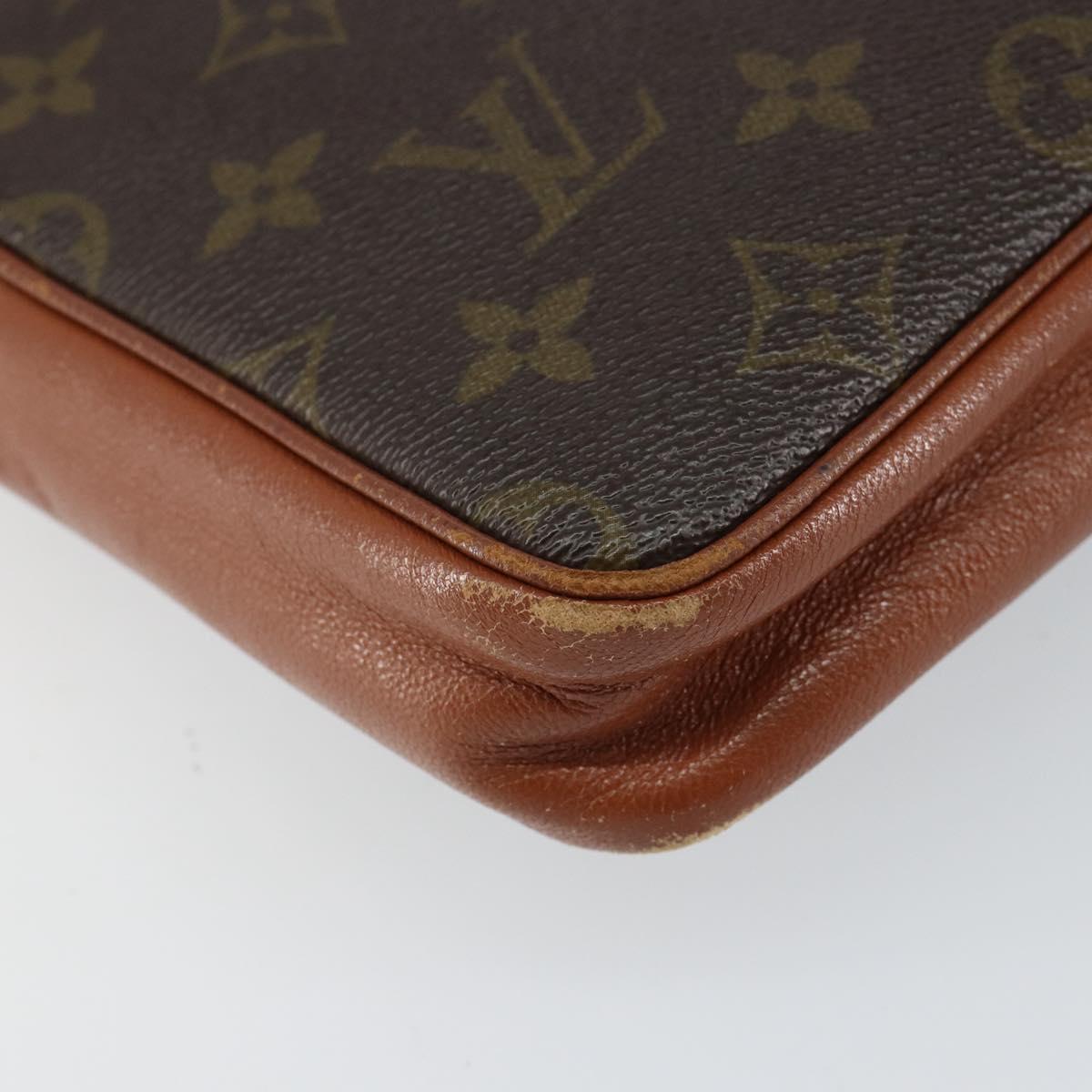 LOUIS VUITTON Monogram Pochette Sports Clutch Bag N0.183 LV Auth 149431