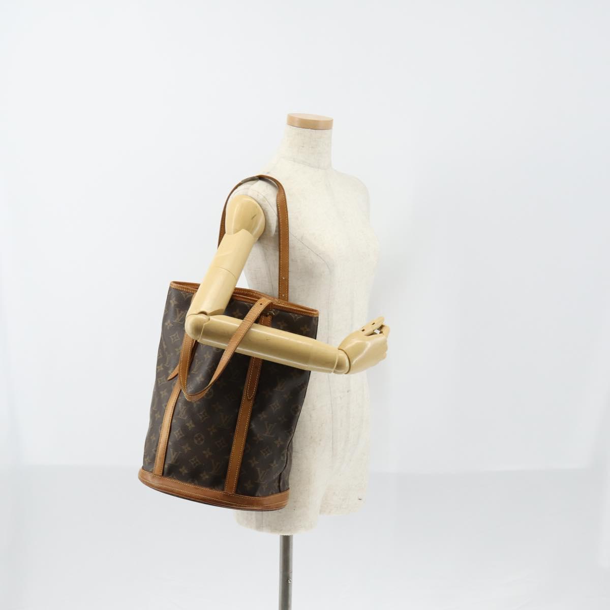 LOUIS VUITTON Monogram Bucket GM Shoulder Bag Vintage M42236 LV Auth 149432