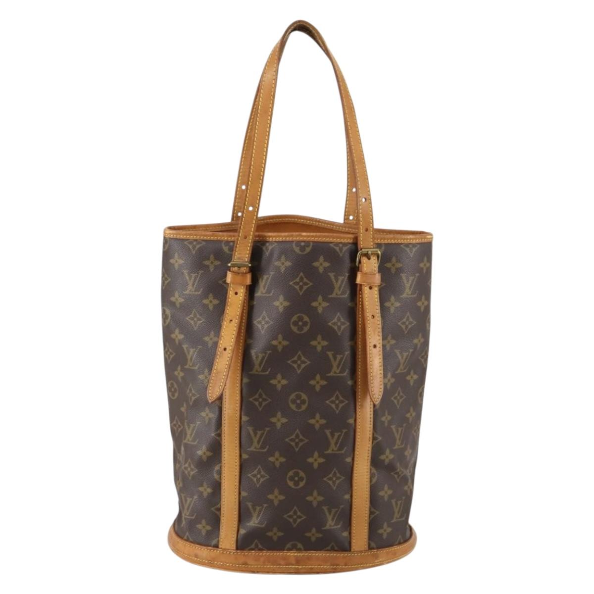LOUIS VUITTON Monogram Bucket GM Shoulder Bag Vintage M42236 LV Auth 149432