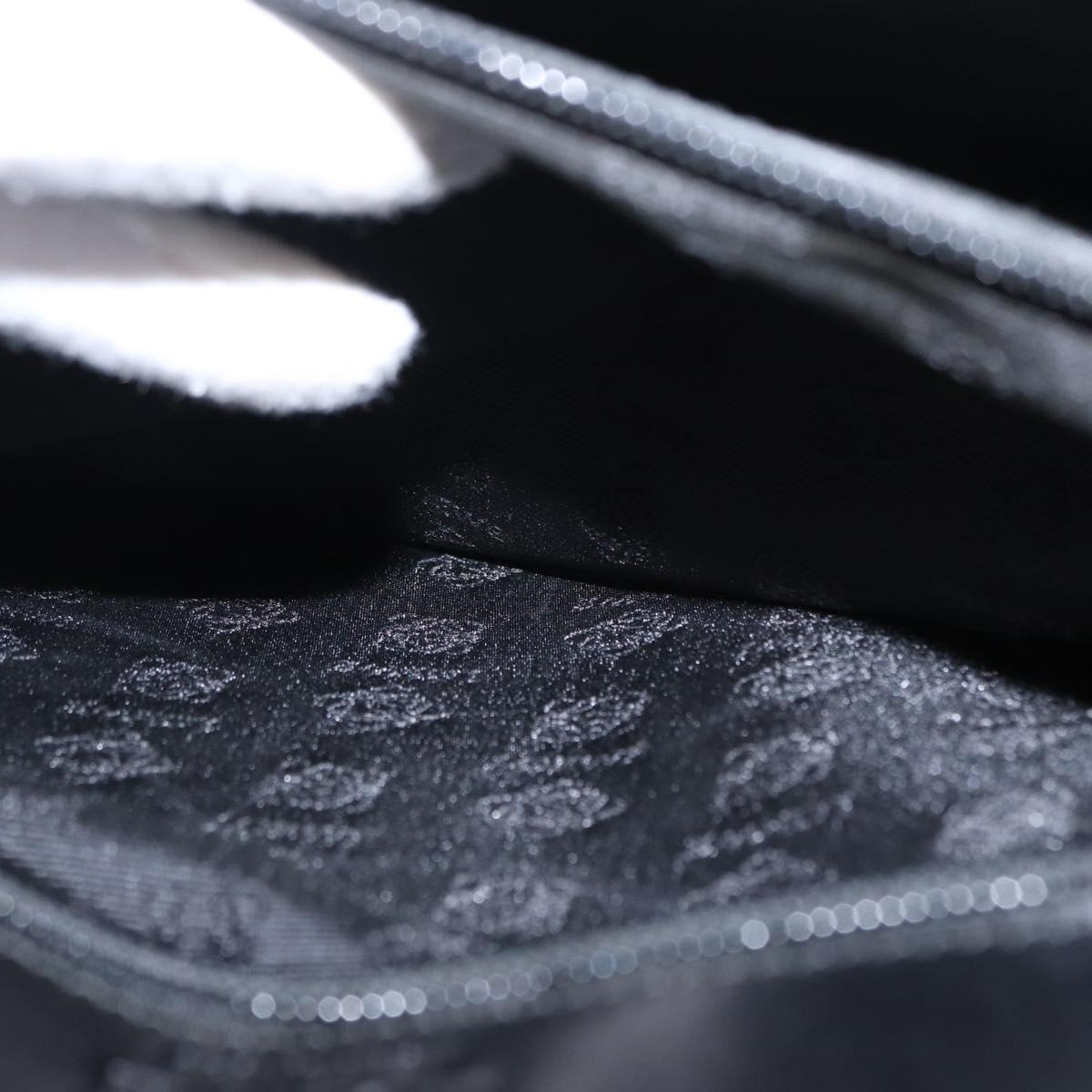 LOEWE Anagram Business Bag Leather Black Auth 149444