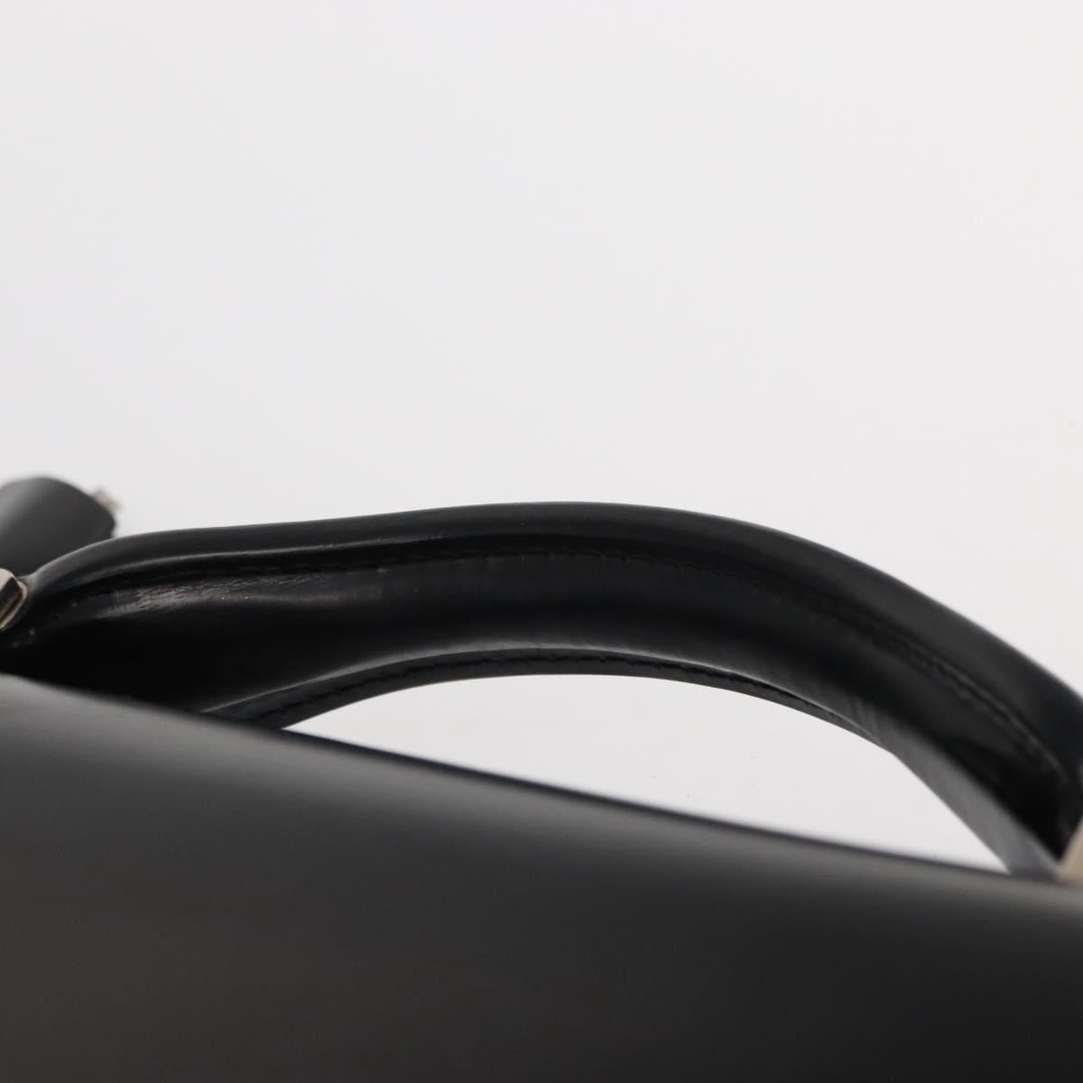 LOEWE Anagram Business Bag Leather Black Auth 149444