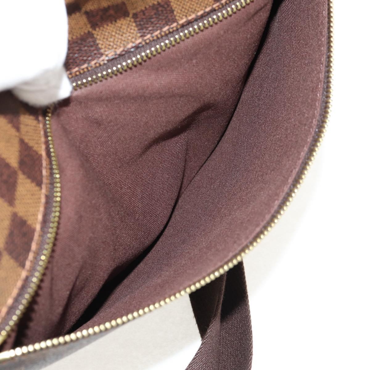 LOUIS VUITTON Damier Ebene Brooklyn MM Shoulder Bag N51211 LV Auth 149463V