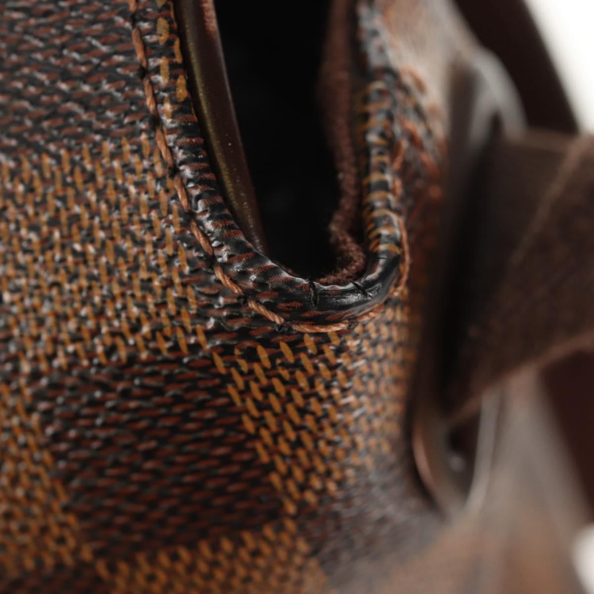 LOUIS VUITTON Damier Ebene Brooklyn MM Shoulder Bag N51211 LV Auth 149463V