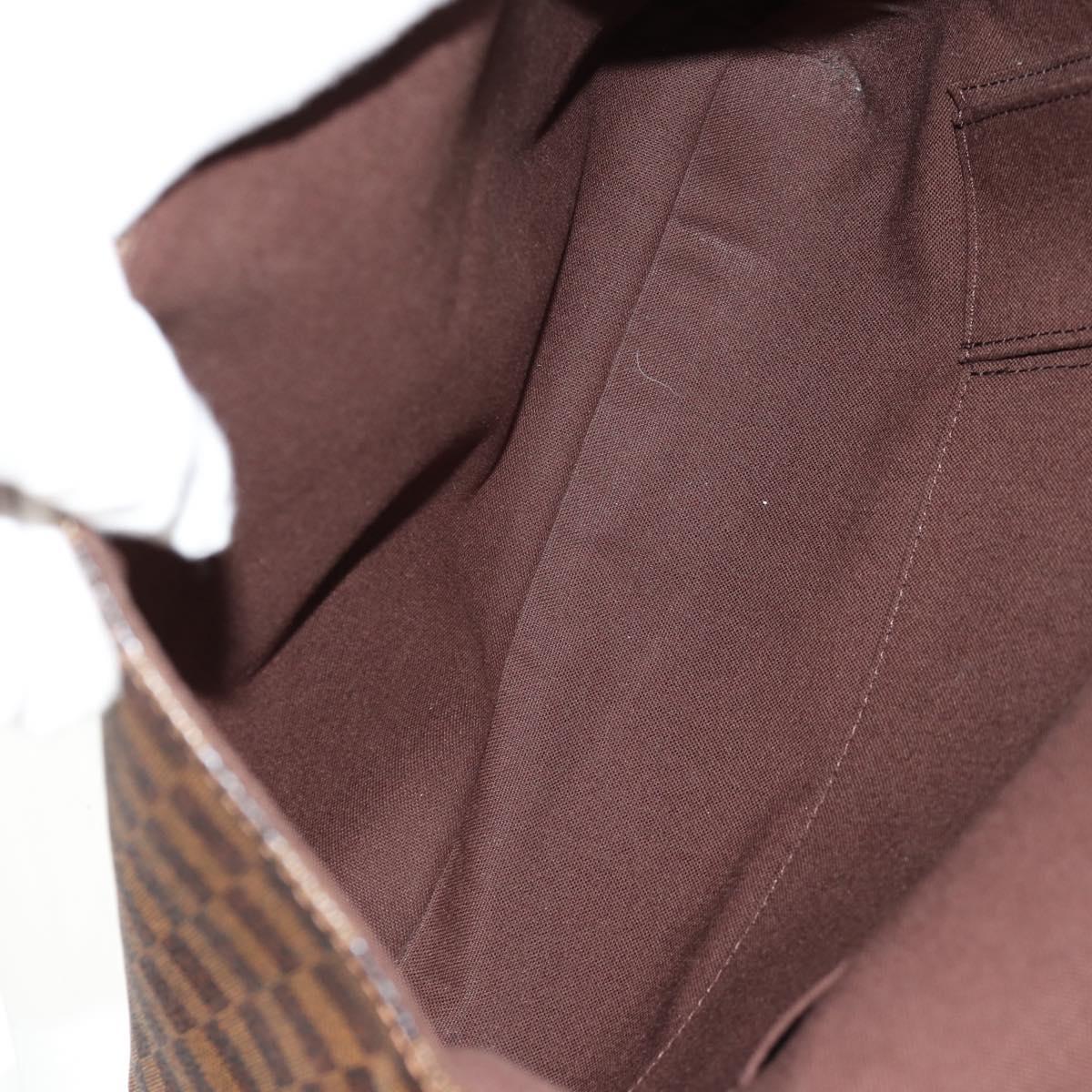 LOUIS VUITTON Damier Ebene Brooklyn MM Shoulder Bag N51211 LV Auth 149463V