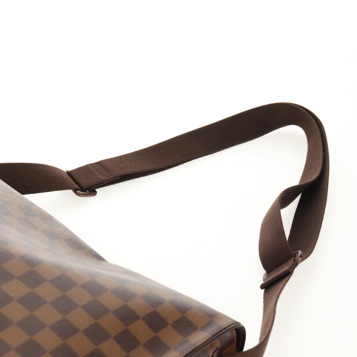 LOUIS VUITTON Damier Ebene Brooklyn MM Shoulder Bag N51211 LV Auth 149463V