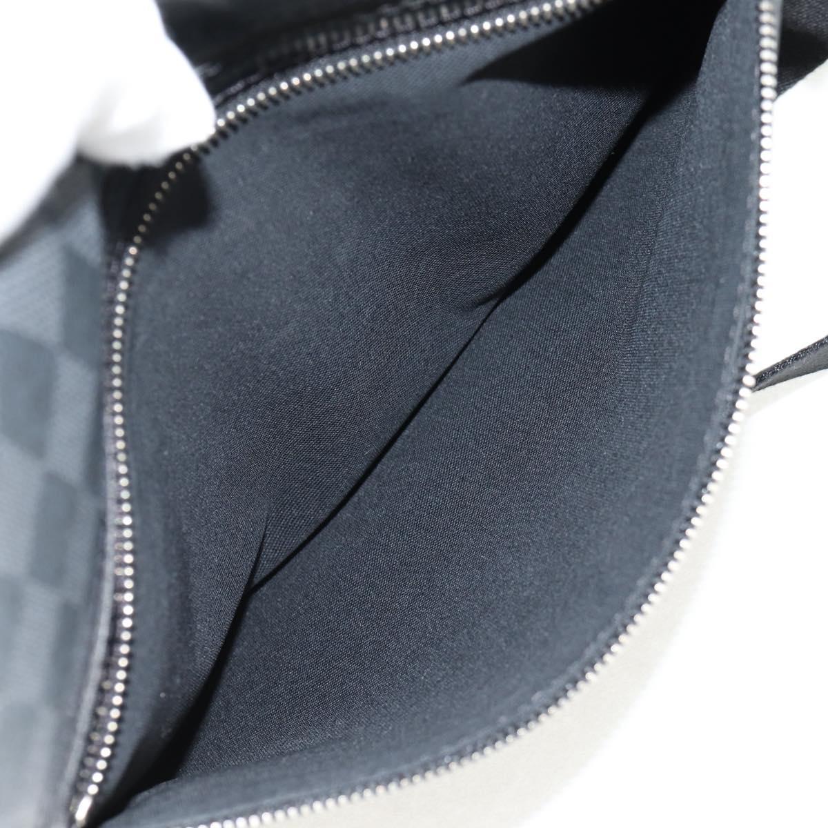 LOUIS VUITTON Damier Graphite Daniel MM Shoulder Bag N58029 LV Auth 149464V